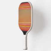 Retro Sunset Lines Aesthetic Pickleball Paddle (Links)