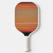 Retro Sunset Lines Aesthetic Pickleball Paddle (Voorkant)