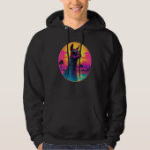 Retro Sunset Llama Hoodie (Voorkant)