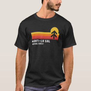 Retro Sunset Manti La Sal Nationaal Bos Moab Uta T-shirt