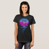 Retro Sunset Mule T-shirt (Voorkant volledig)