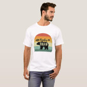 Retro Sunset Nephew Beer T-shirt (Voorkant volledig)