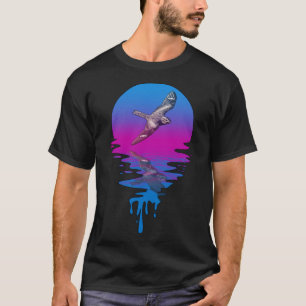  Retro Sunset Nighthawk T-shirt