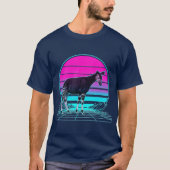  Retro Sunset Okapi T-shirt (Voorkant)