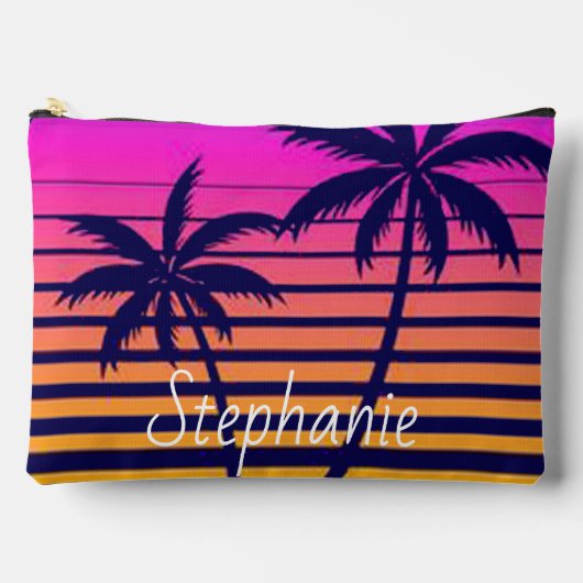 Retro sunset Personated Etui (Voorkant)