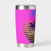 Retro sunset Personated Geïsoleerde Drinkbeker (Voorkant)