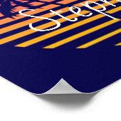 Retro sunset Personated Poster (Hoek)