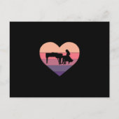 Retro Sunset Piano Grand Piano Briefkaart (Voorkant)