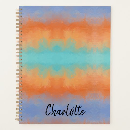 Retro Sunset  Planner (Voorkant)