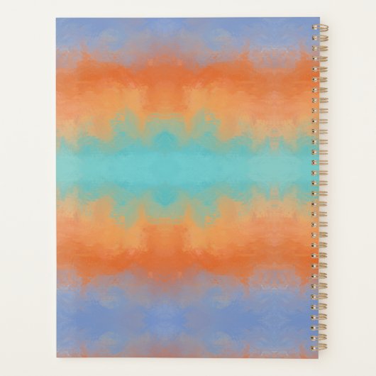 Retro Sunset  Planner (Achterkant)