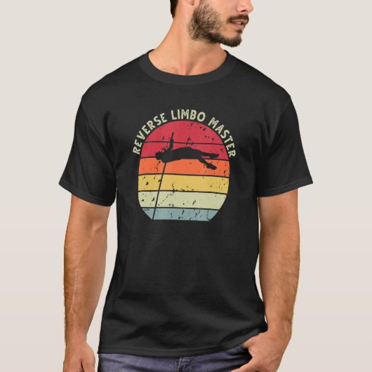 Retro Sunset Pole Vault T-shirt (Voorkant)