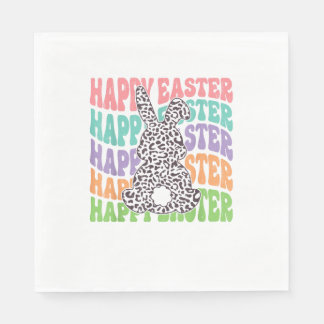 Retro Sunset Rabbit Servet