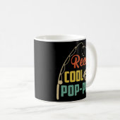 Retro Sunset Reel Cool Pop Pop Fishing Pop Pop Koffiemok (Voorkant rechts)
