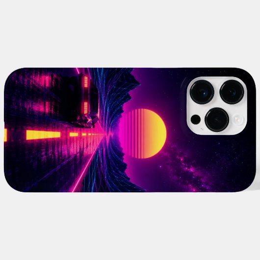 Retro Sunset Road Cell Phone Case (Achterkant (horizontaal))