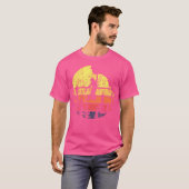Retro Sunset Rock-klimmer - Boulderer Bouldering C T-shirt (Voorkant volledig)
