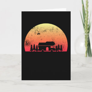 Retro Sunset RV - Motorhome Owner Gift Kaart
