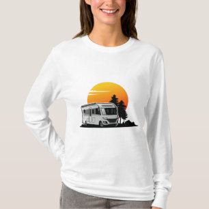 Retro Sunset RV Motorhome Owner Gift, motorhome Ca T-shirt