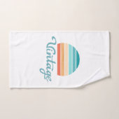 Retro Sunset+ script gestoord Bad Handdoek (Handdoek)
