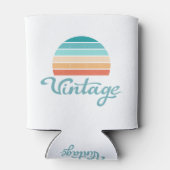 Retro Sunset+ script gestoord Blikjeskoeler (Achterkant)