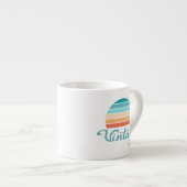 Retro Sunset+ script gestoord Espresso Kop (Voorkant rechts)