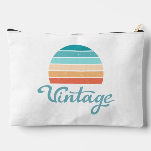 Retro Sunset+ script gestoord Etui (Achterkant)