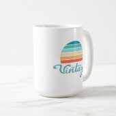 Retro Sunset+ script gestoord Koffiemok (Voorkant rechts)