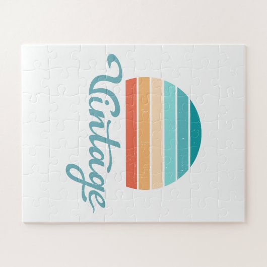 Retro Sunset+ script gestoord Legpuzzel (Horizontaal)