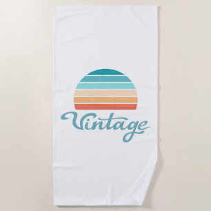 Retro Sunset+ script gestoord Strandlaken