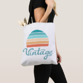 Retro Sunset+ script gestoord Tote Bag (Dichtbij)
