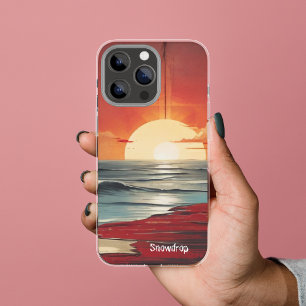  Retro Sunset Seashore Case-Mate iPhone Case