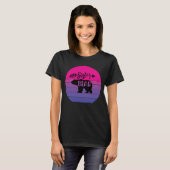 Retro Sunset Sister Beer T-shirt (Voorkant volledig)