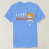  Retro Sunset Skydiving Evolution T-shirt (Design voorkant)