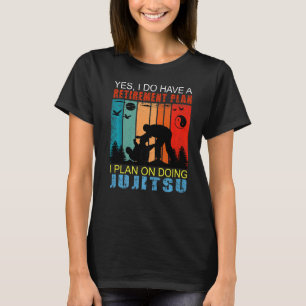 Retro Sunset Slogan Retirement i Plan on Doing Juj T-shirt
