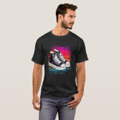 Retro Sunset Sneaker T-shirt (Voorkant volledig)