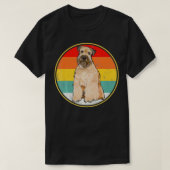  Retro Sunset Soft Coated Wheaten Terrier D T-shirt (Design voorkant)