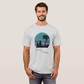 Retro Sunset - Sorry, ik heb het druk T-shirt (Voorkant volledig)