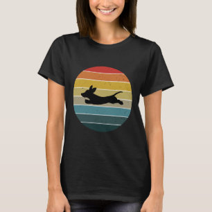 Retro Sunset Style Dachshund Lover Dachshu T-shirt
