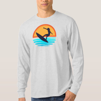 Retro Sunset Surfen _  Strandvibes T-shirt
