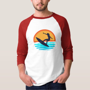 Retro Sunset Surfen _ Strandvibes T-shirt