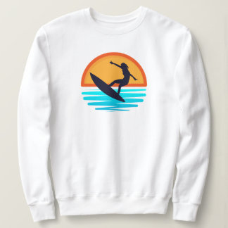 Retro Sunset Surfen _  Strandvibes Trui