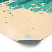 Retro Sunset Surfer – Vintage Surf Art Poster (Hoek)