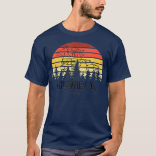 Retro sunset Taco Tacoma overlanding T-shirt