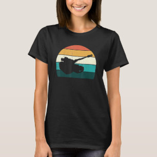 Retro Sunset Tiger Tank Vintage WO2 Wereldoorlog 2
