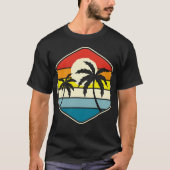 Retro  sunset Unisex T-shirt (Voorkant)