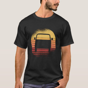 Retro Sunset Vanagon Syncro 4x4 Bus T-shirt