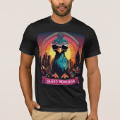 Retro Sunset Vibes: BLIJ, GEEN PROBLEEM T-shirt (Voorkant)