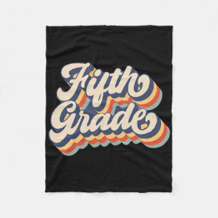 Retro Sunset vijfde klas leraar en student CK naar Fleece Deken