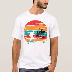 Retro Sunset vindt je favoriete wandeling T-shirt