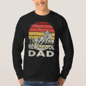 Retro Sunset Vist Real Cool Dad T-shirt (Voorkant)