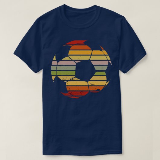 Retro Sunset  Voetbal T-shirt (Design voorkant)